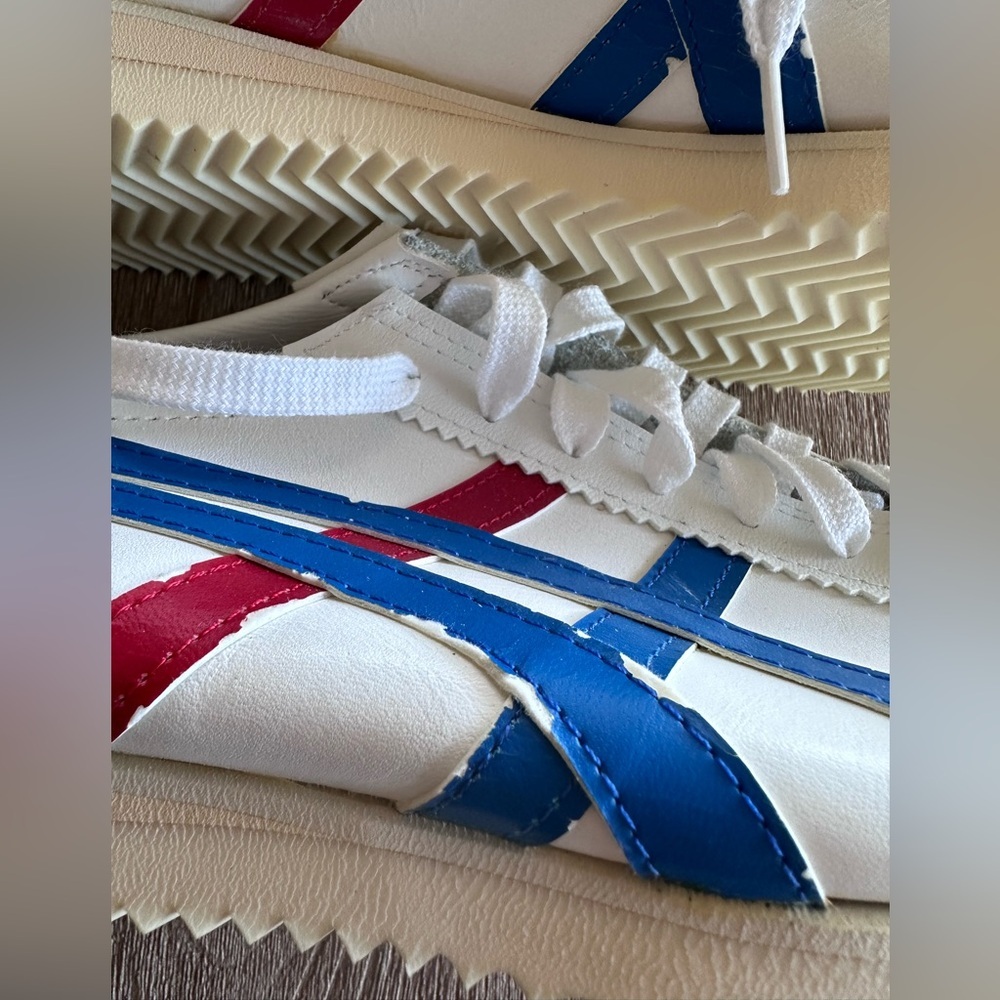 Vintage Onitsuka Tiger Asics Limber Up Trainer Tiger Stripe M 12 Made in Japan - Picture 5 of 16